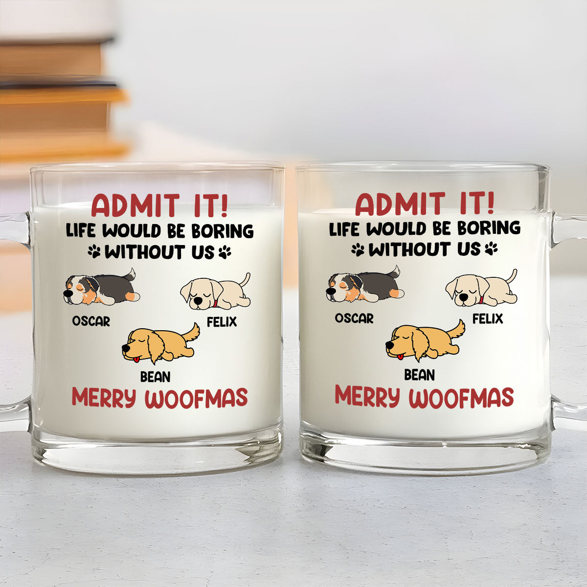 Personalized Custom Glass Mug - Make Your Drinkware Unique