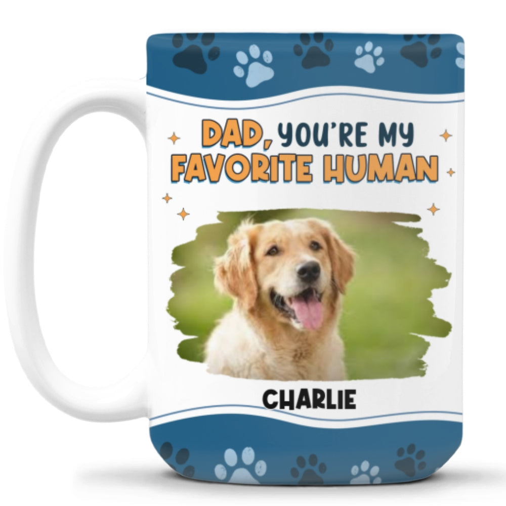 Personalized 'I Love You The Most' Photo Custom Coffee Mug
