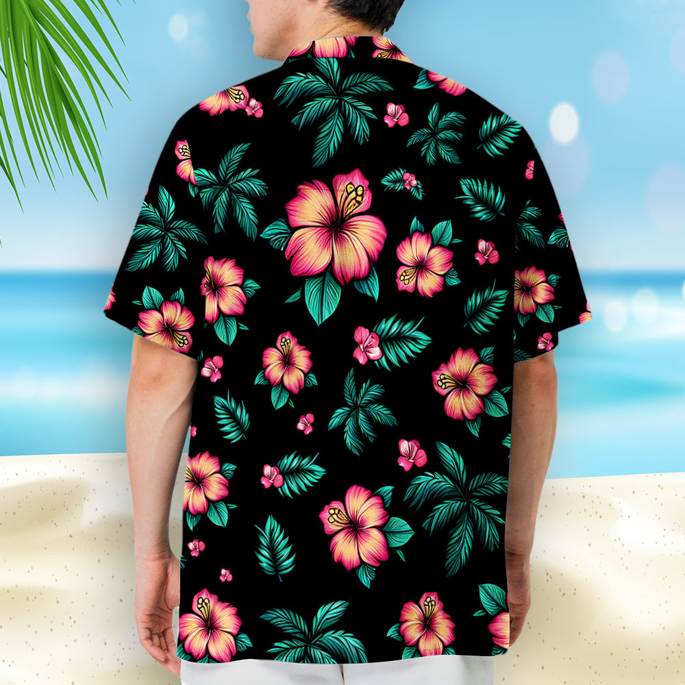 The Cat Father - Customizable Personalized Hawaiian Shirt for Pet Lovers
