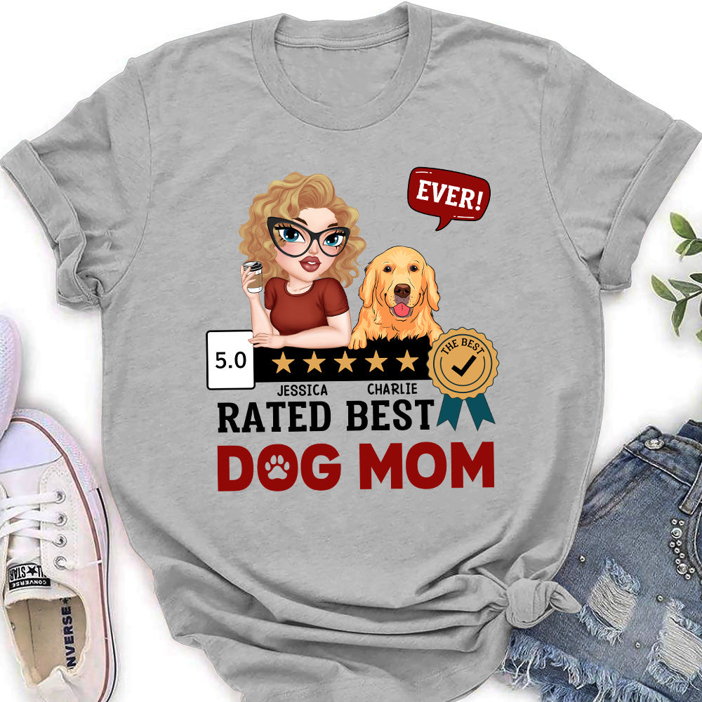 Top-Rated Personalized Custom Women's T-shirt for Dog Moms