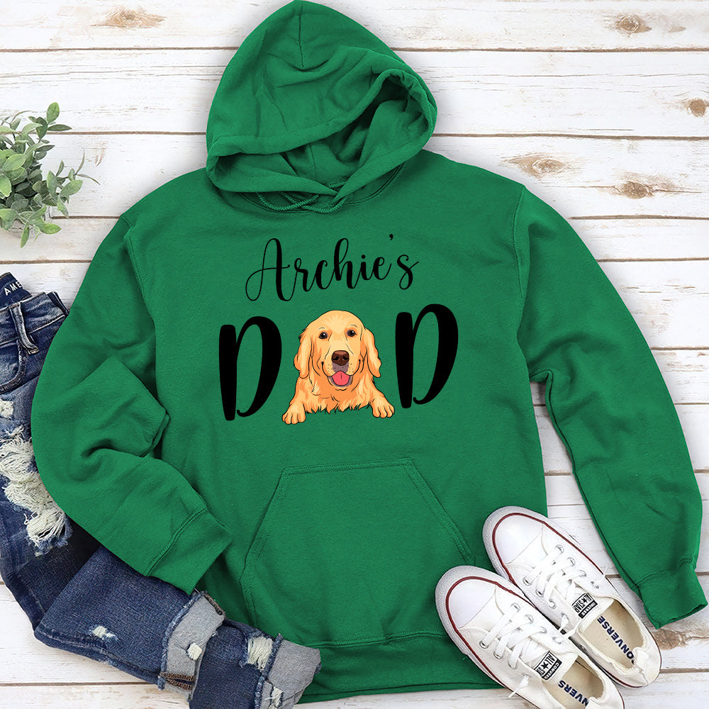 Customizable Unisex Dog Mom/Dad Hoodie - Ideal Gift for Pet Lovers