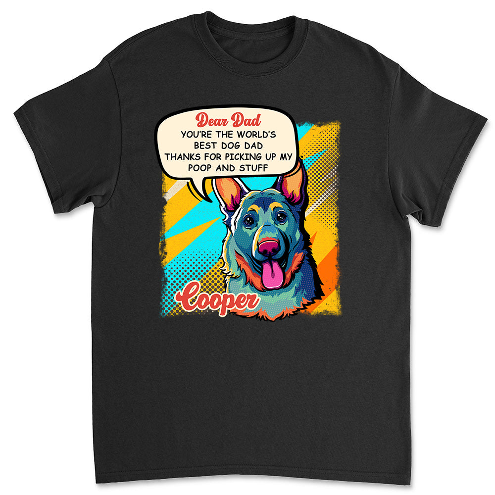 Personalized Pop Art 'The Best Mom' Unisex T-shirt - Ideal Gift for Pet Lovers