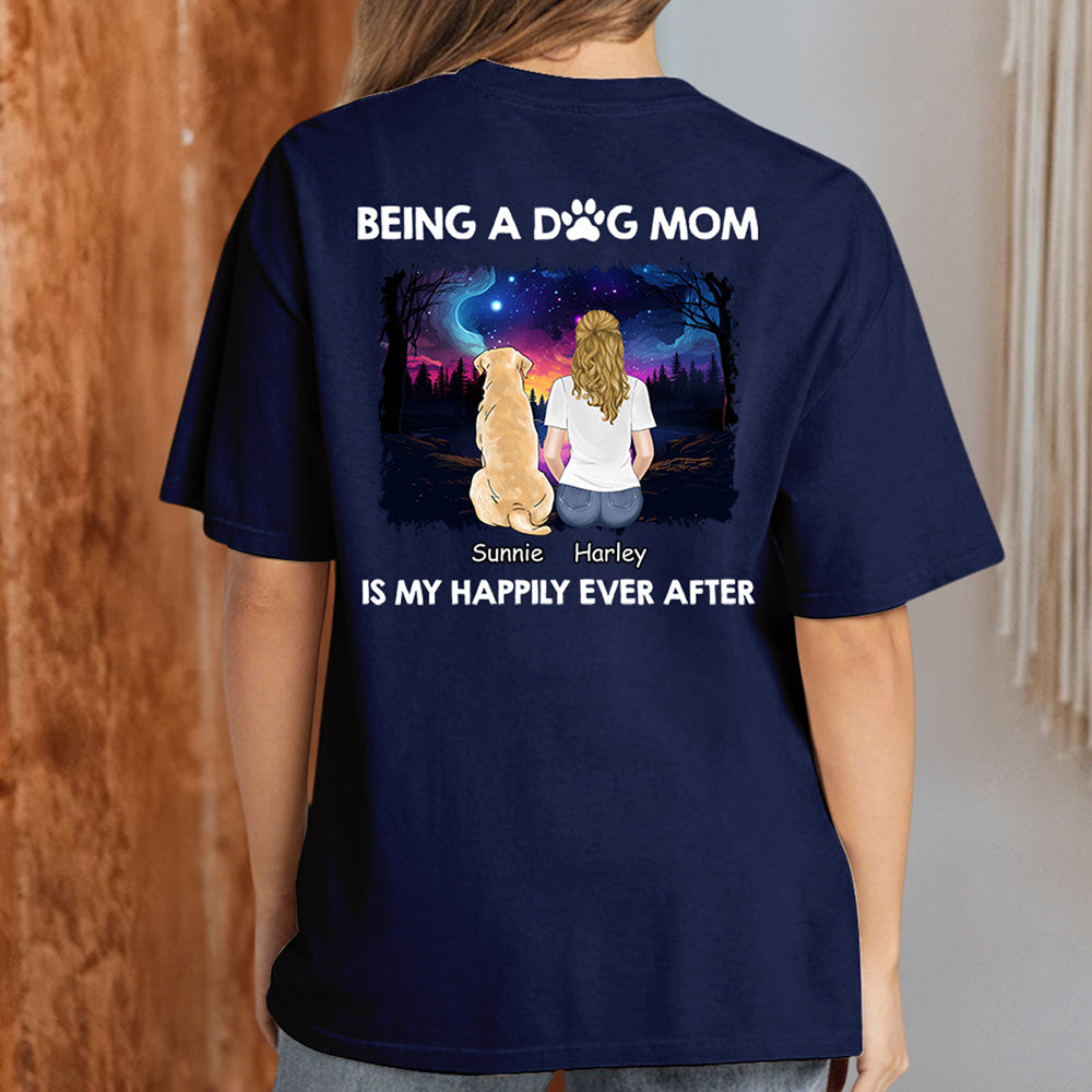 Happy Mom Together - Customizable Unisex Personalized T-shirt for Pet Lovers