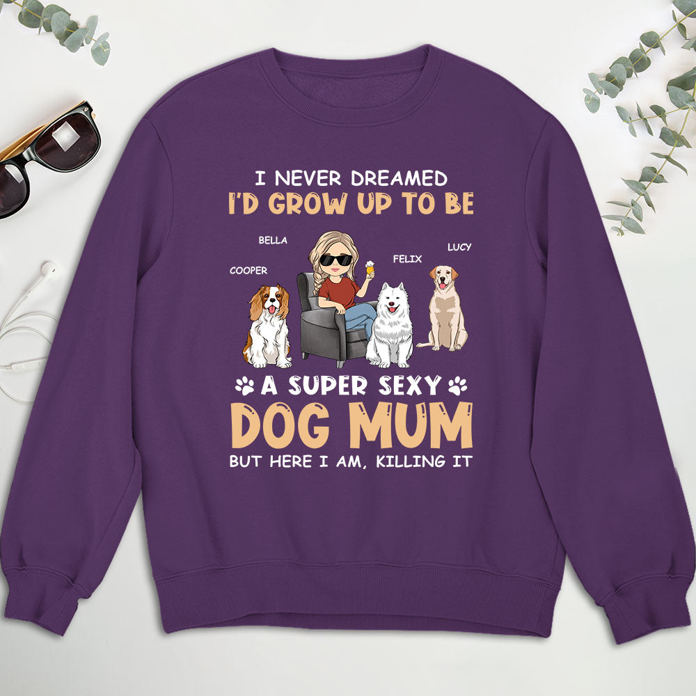 Sexy Personalized Custom Dad & Mom Sweatshirt - Ideal Gift for Pet Lovers