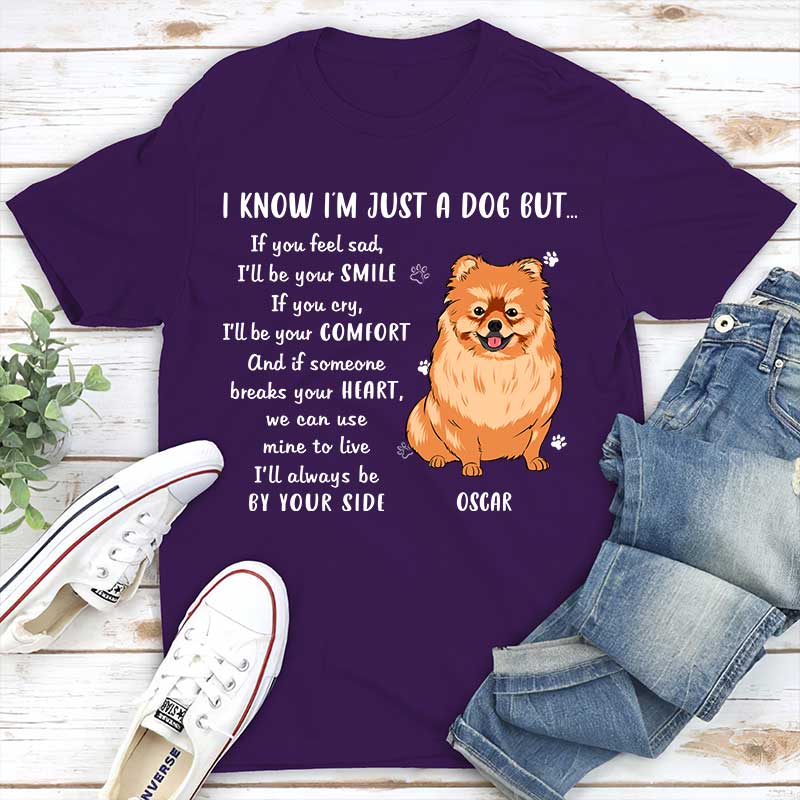 Personalized Custom By Your Side Unisex Pet Lover T-shirt