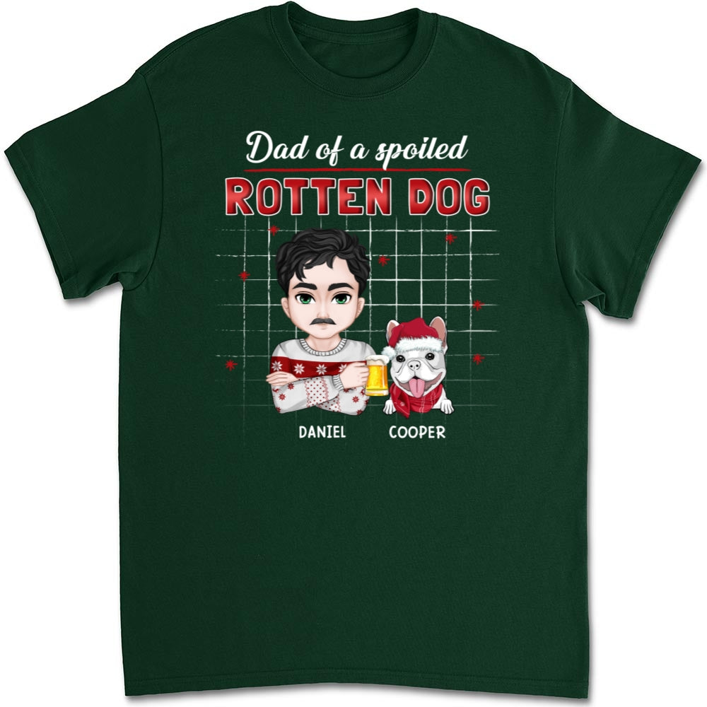 Best Dog Mom and Dad - Customizable Unisex Personalized T-Shirt for Pet Lovers