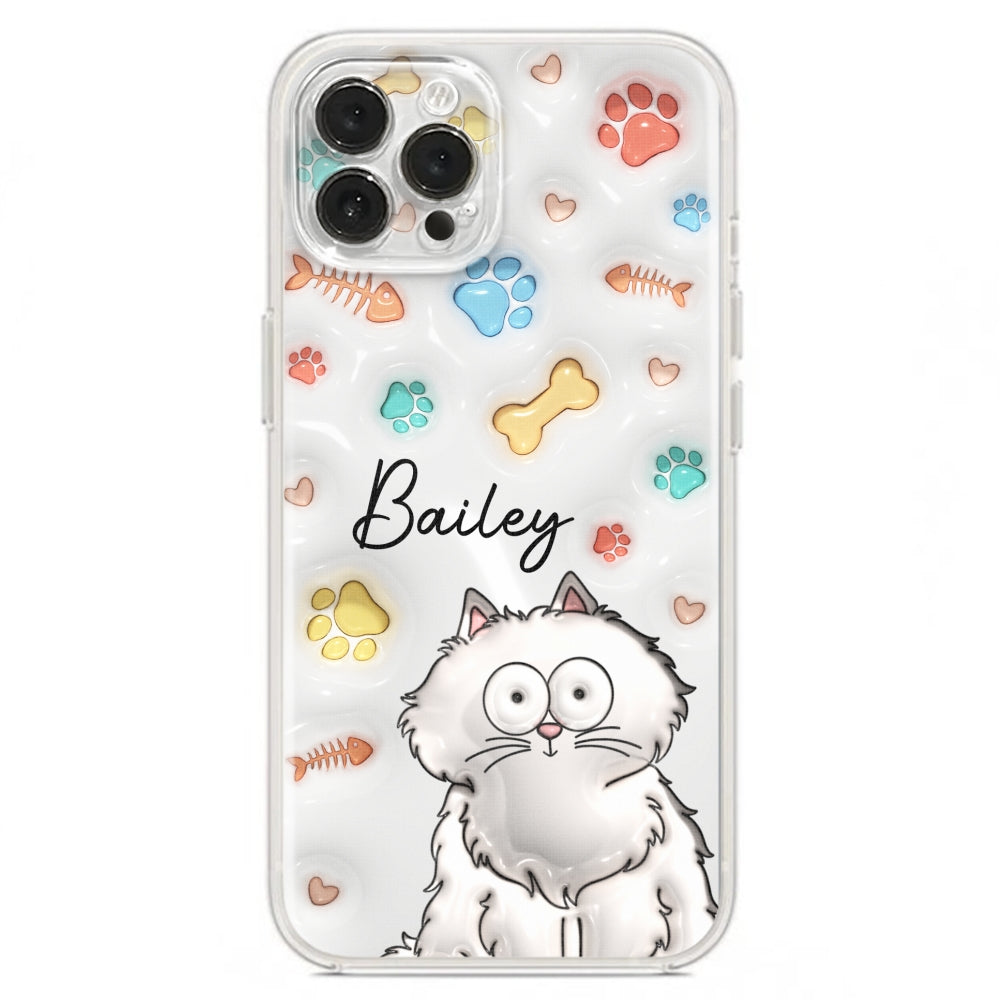 Personalized 3D Inflated Effect Custom Phone Case for Your Fur Babies and Loved Ones
