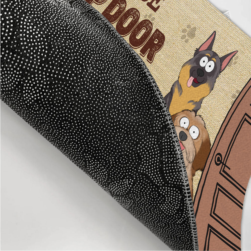 Dog Planning Version 2 - Customizable Personalized Pet Doormat