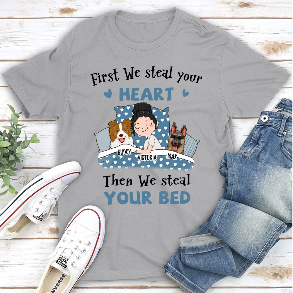 Steal Your Bed - Personalized Custom Unisex T-shirt for Pet Lovers