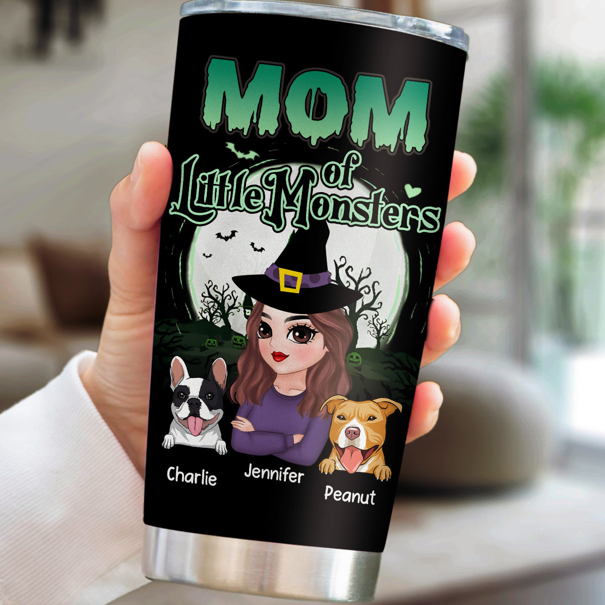 Personalized 'Mom Of Little Monsters' Custom Tumbler - Ideal for All Occasions