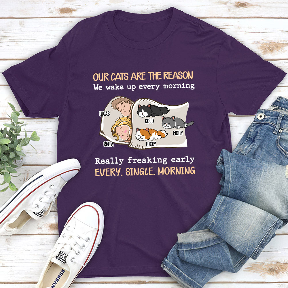 Personalized Custom Unisex My Pet Reason Couple 2 T-shirt - Ideal Gift for Pet Lovers
