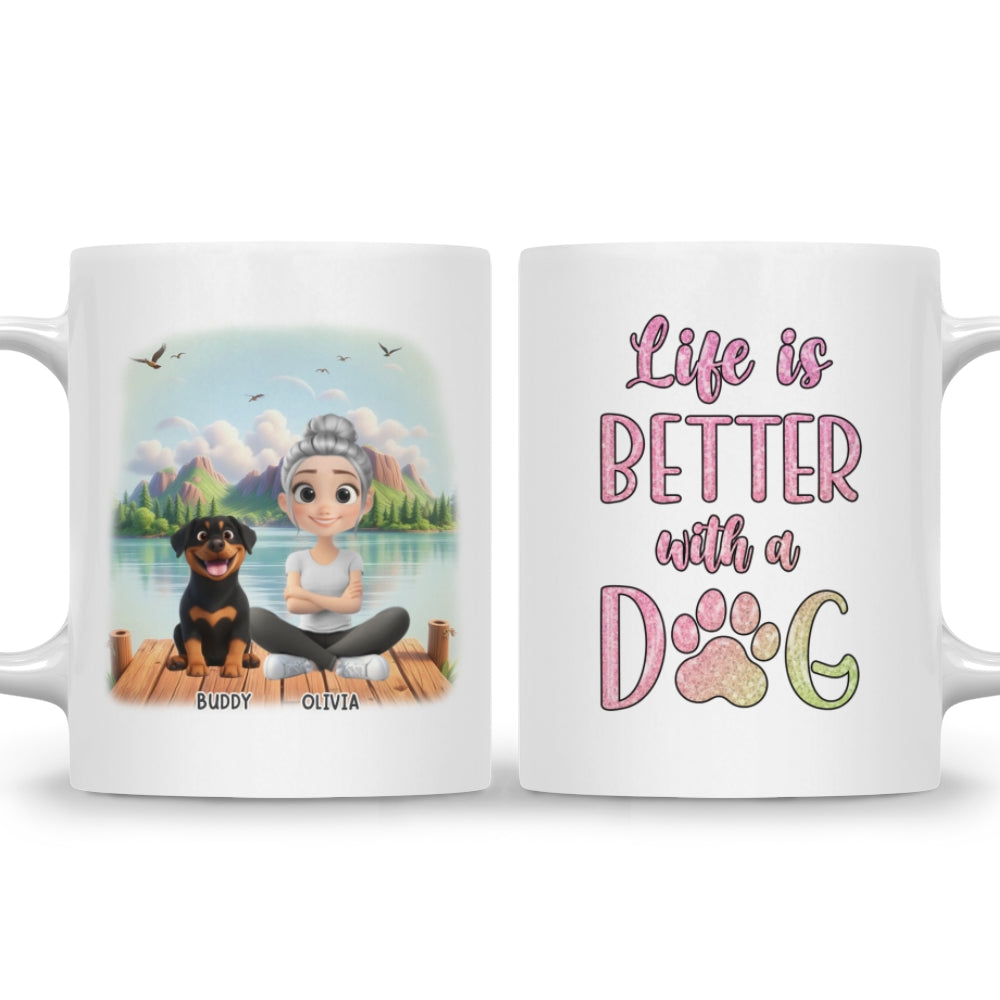 My Happy Place - Customizable Personalized Coffee Mug