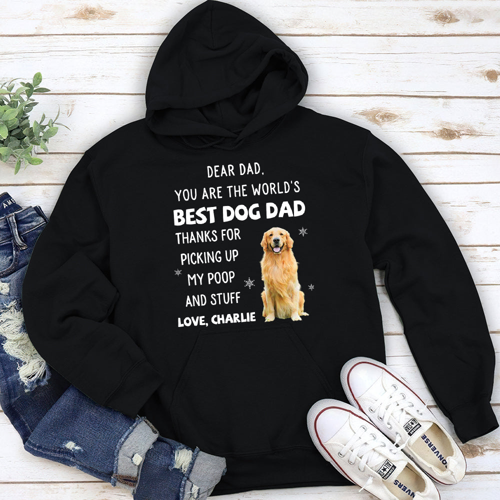 Personalized Thank You Dad/Mom Photo Custom Hoodie - Ideal Gift for All