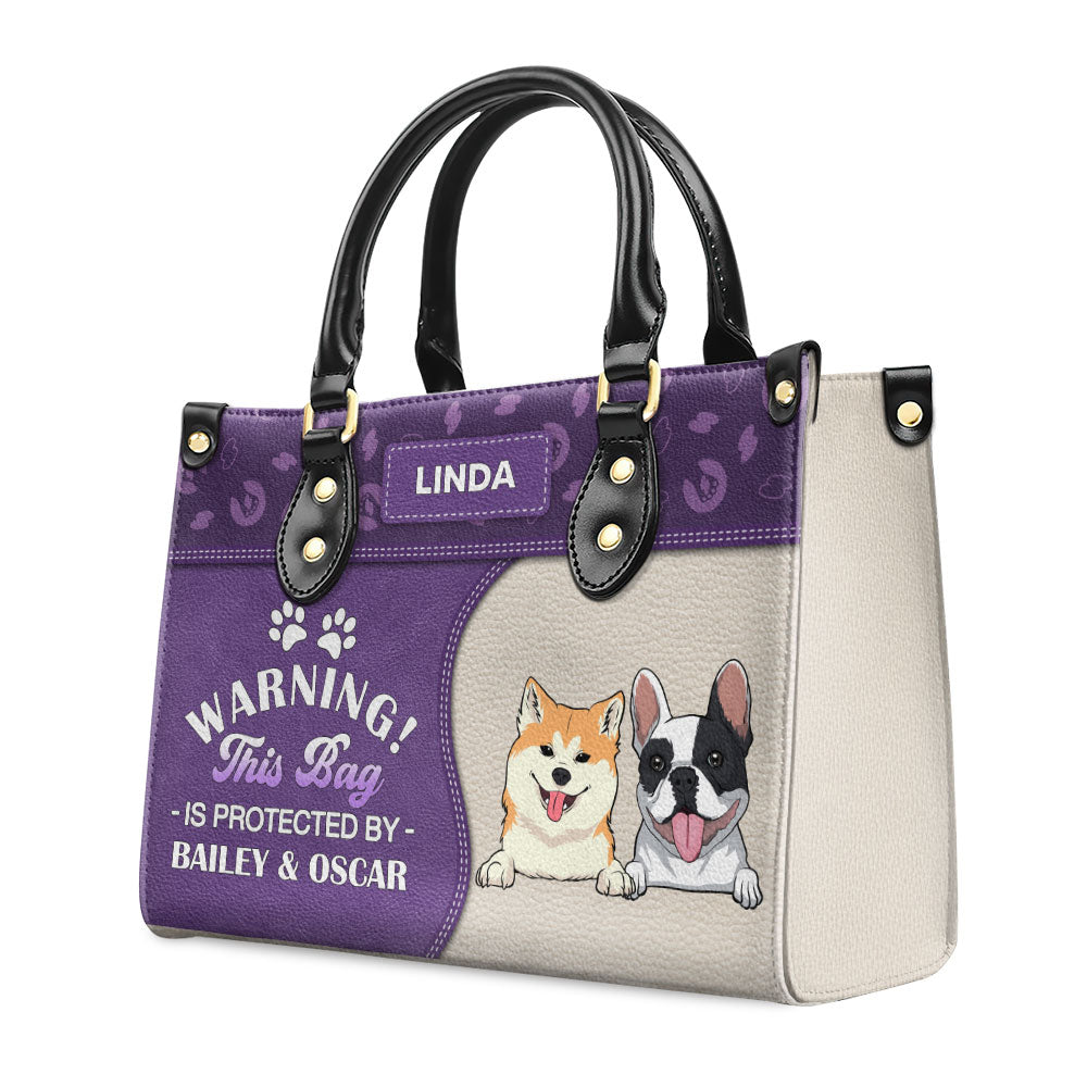 Personalized Custom Leather Bag: Show Your Love for Fur Babies