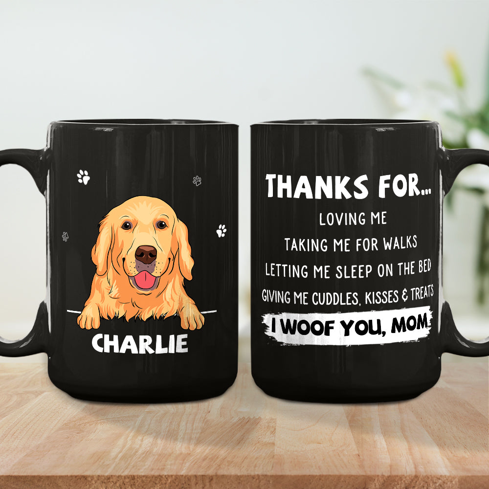 Personalized Dog Appreciation Custom Coffee Mug