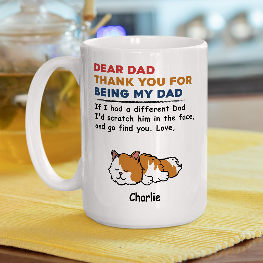 Customizable Personalized Coffee Mug for Pet Lovers - Claw Her Face Design