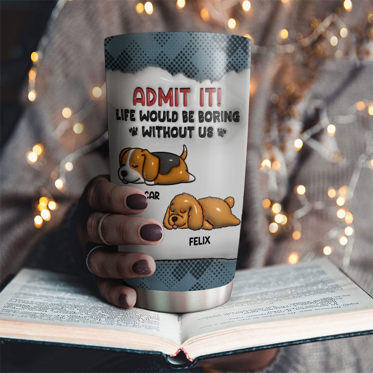 Personalized 3D Inflated Effect Tumbler - Your Must - Have Drinkware
