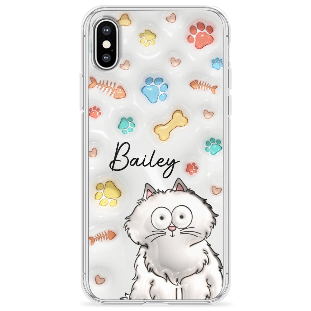 Personalized 3D Inflated Effect Custom Phone Case for Your Fur Babies and Loved Ones