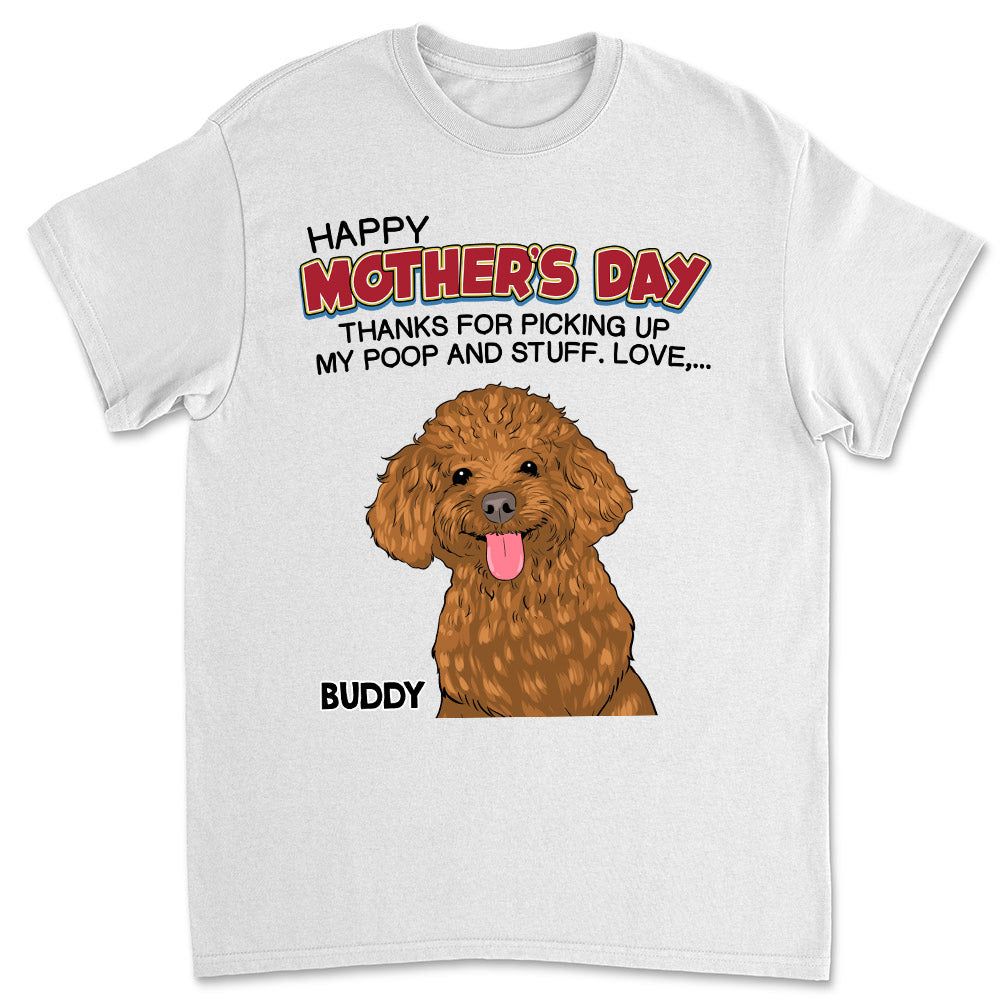 Customizable Unisex 'Poop Stuff' T-shirt: Ideal Gift for Pet Lovers
