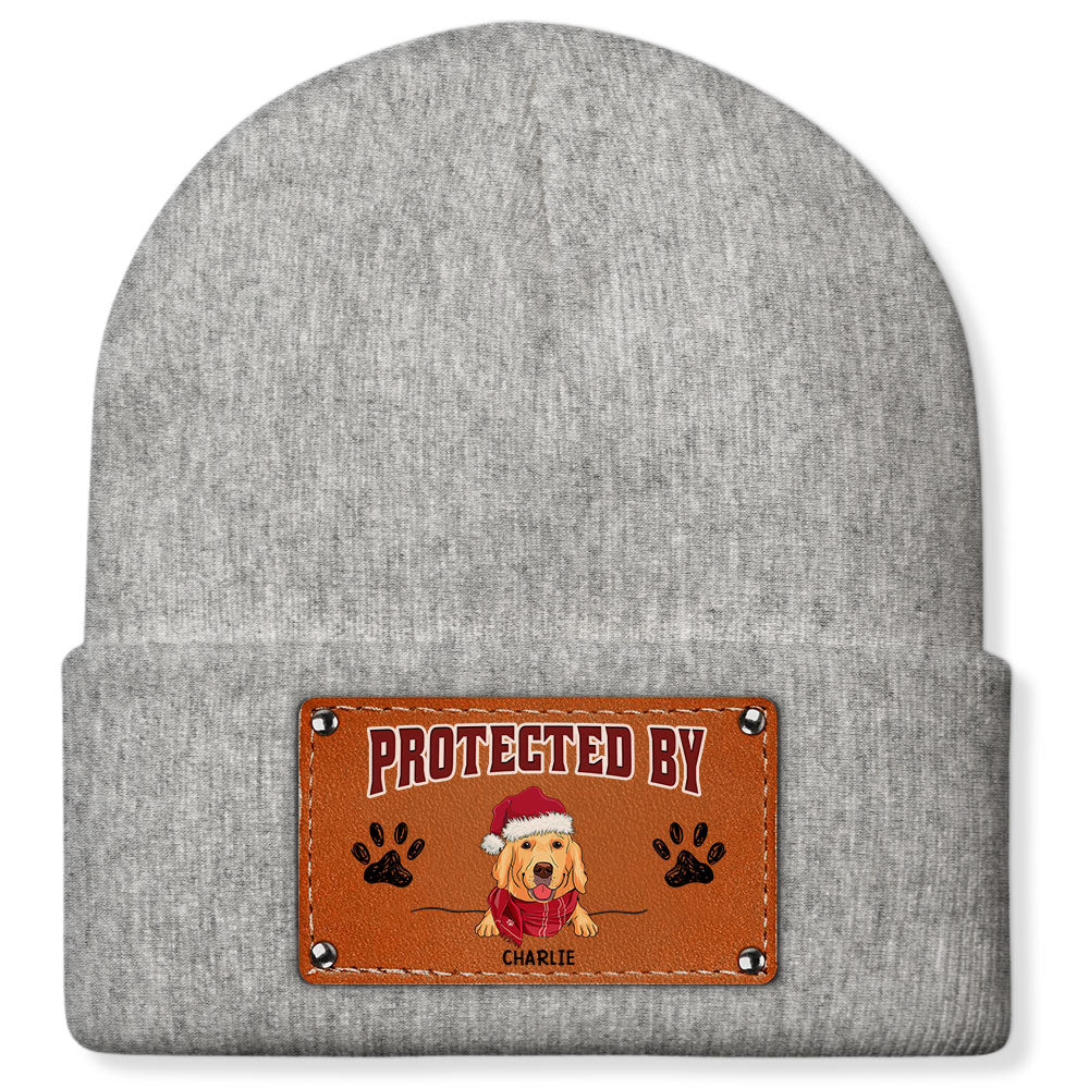 Personalized Dog-Protected Christmas Baby Beanie