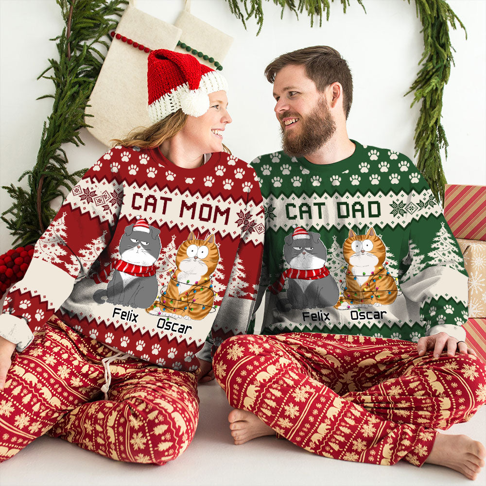 Paw Forest - Exclusive Personalized All-Over Print Sweatshirt for Pet Lovers