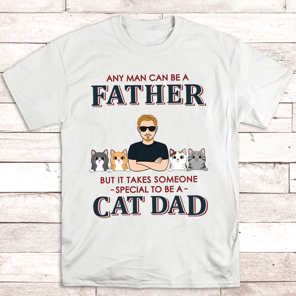 Exclusive Personalized Unisex Cat Dad T-shirt for Pet Lovers