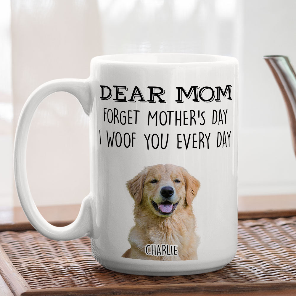 Personalized 'We Woof You Mom Dad' Custom Coffee Mug for Pet Lovers