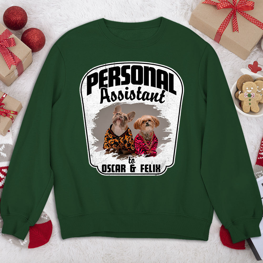Personalized Custom Pet Lover's Sweatshirt - The Ideal Personal Assistant