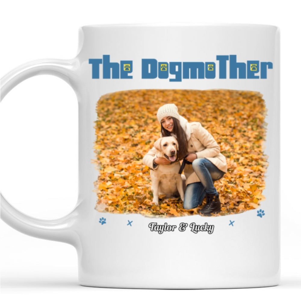 Personalized Custom 'I Am The Dogmother' Photo Coffee Mug - Ideal Gift