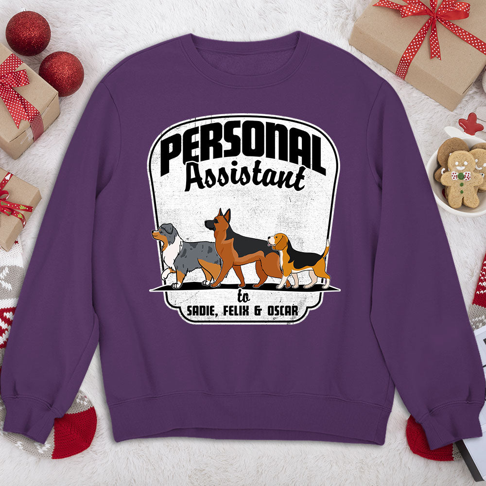 Personalized Custom Pet Lover's Sweatshirt - The Ideal Personal Assistant