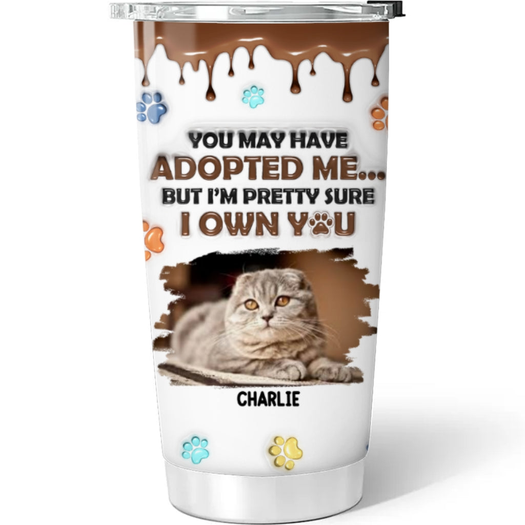 Personalized 3D Inflated Effect Custom Photo Tumbler - Express Your Style