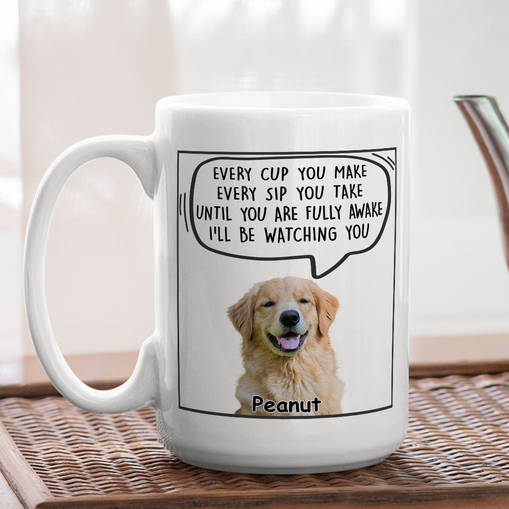 Personalized Custom Coffee Mug - Ideal Gift for Pet Lovers