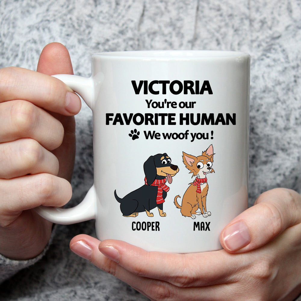 Personalized Custom Coffee Mug - The Ideal Gift for Your Favorite Human and Pet Lovers