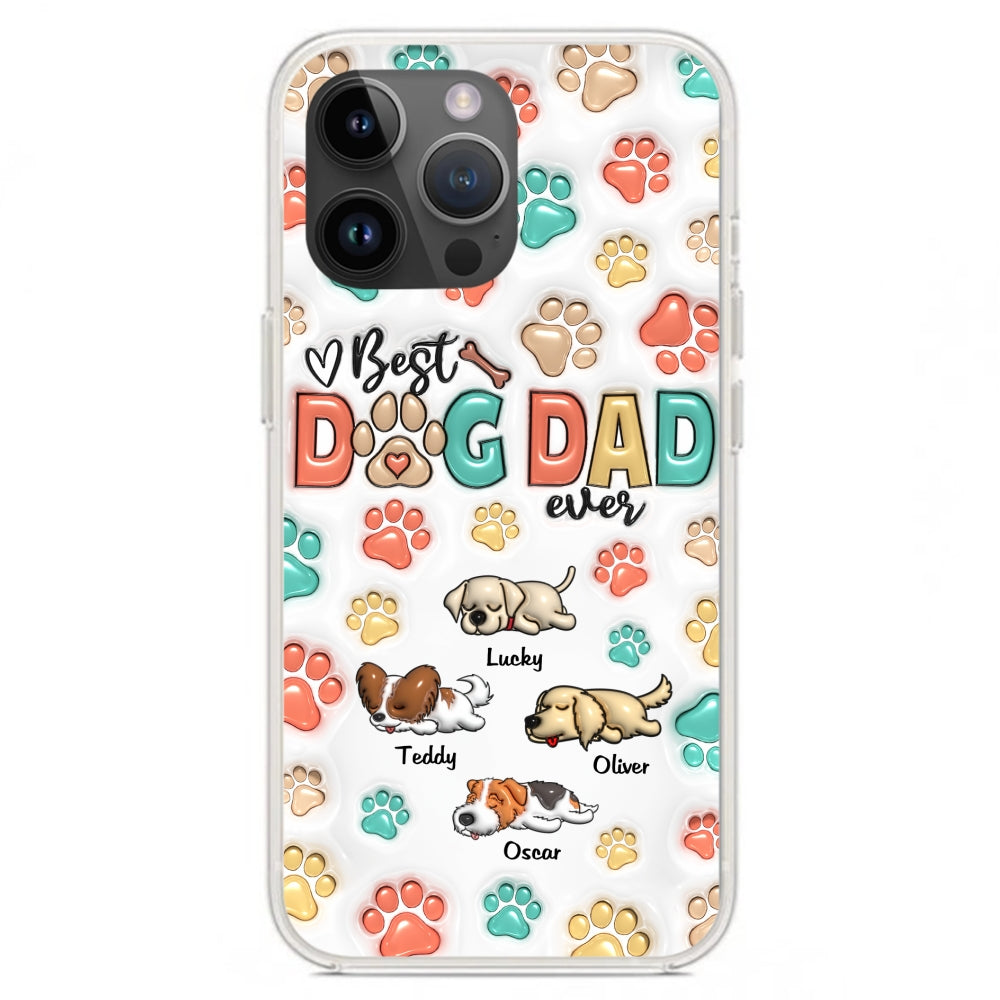 Best Fur Mom Ever! Personalized 3D Inflated Effect Custom Phone Case