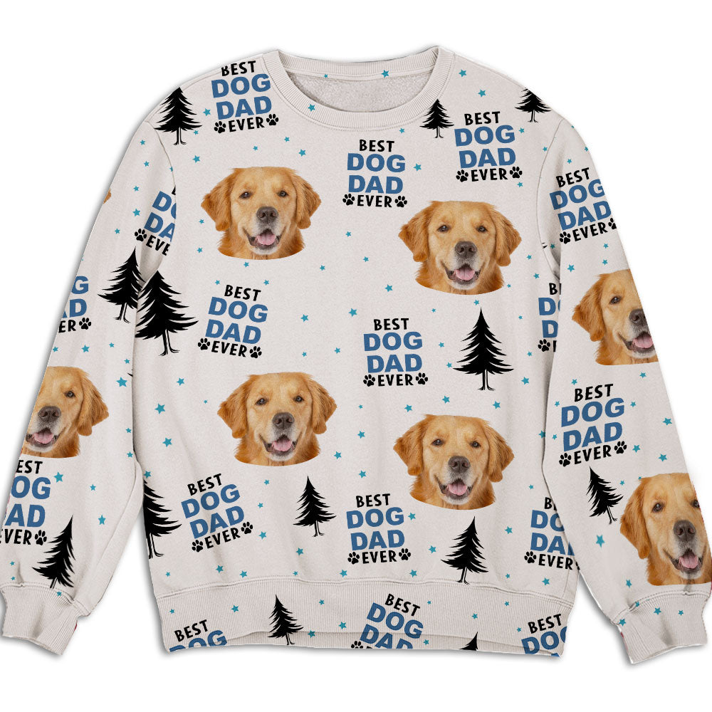 Top-Rated Personalized All-Over-Print Fur Dog Mom Sweatshirt