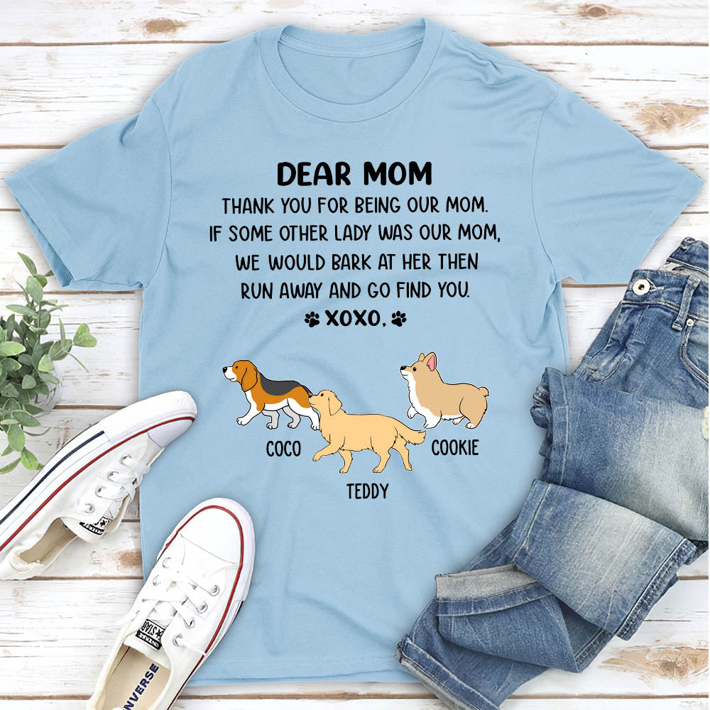 Dear Dad Xoxo - Customizable Unisex Personalized T - shirt for Pet Lovers