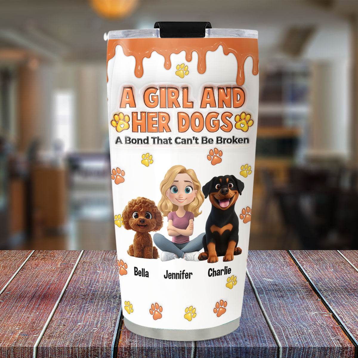 Unbreakable Bond - Personalized 3D Inflated Custom Tumbler