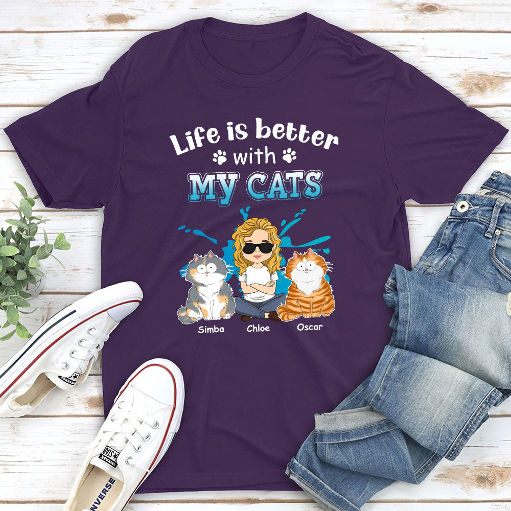 Personalized Unisex Pet Lover's T-shirt: A Life With Pets Keepsake