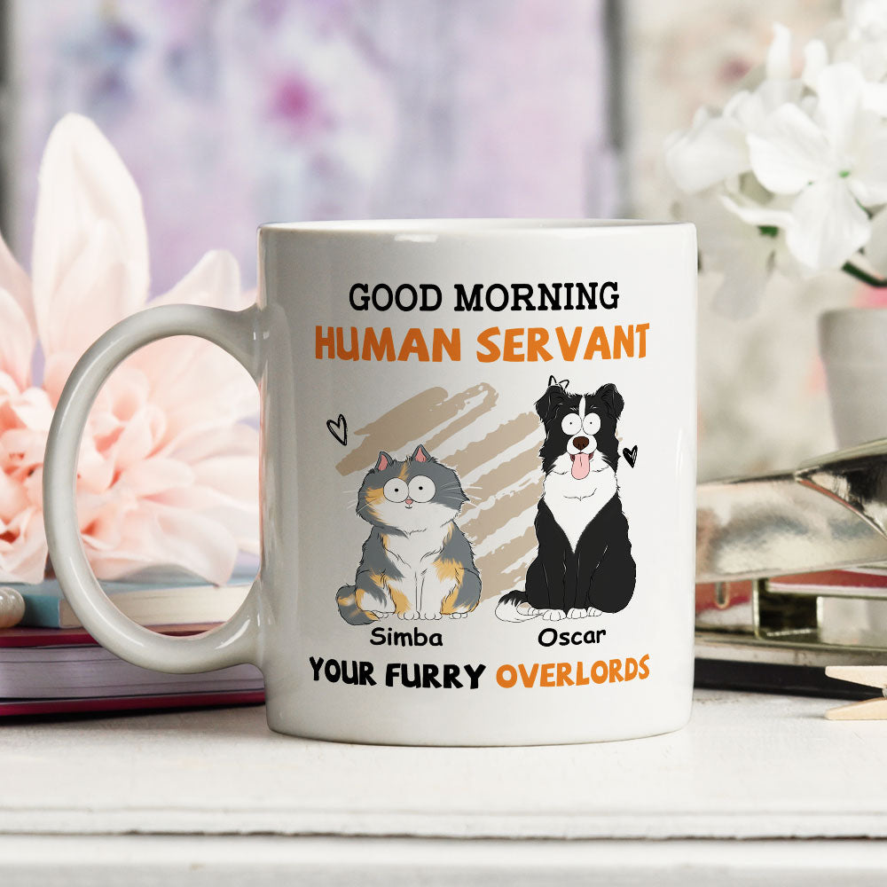 Good Morning Version 2 - Customized Personalized Coffee Mug for Pet Lovers