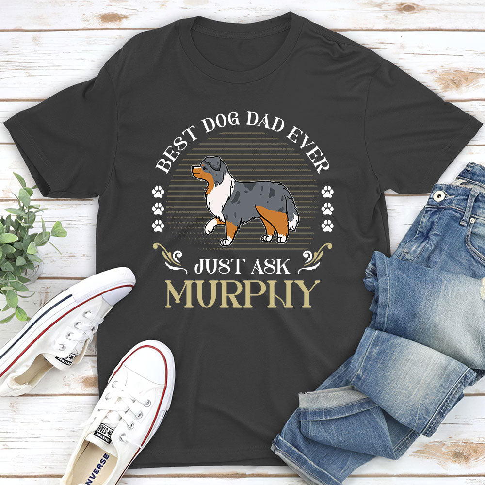Customizable Unisex T-shirt: Ideal Gift for Dog - Loving Parents