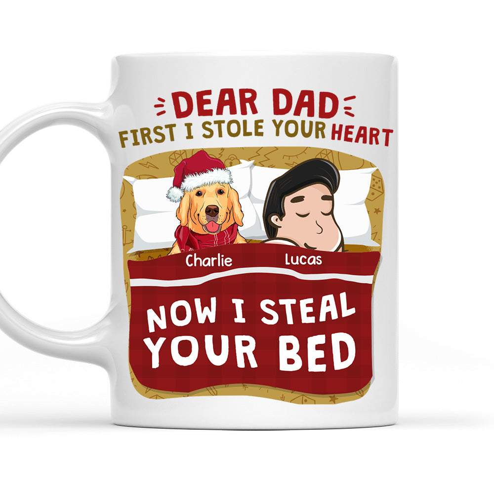 Personalized Dog Mom and Dad Custom Coffee Mug - Steal Their Hearts