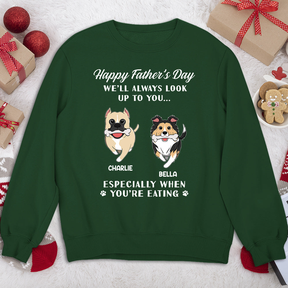 Personalized Custom Pet Lover's Sweatshirt - Ideal for Dining Moments