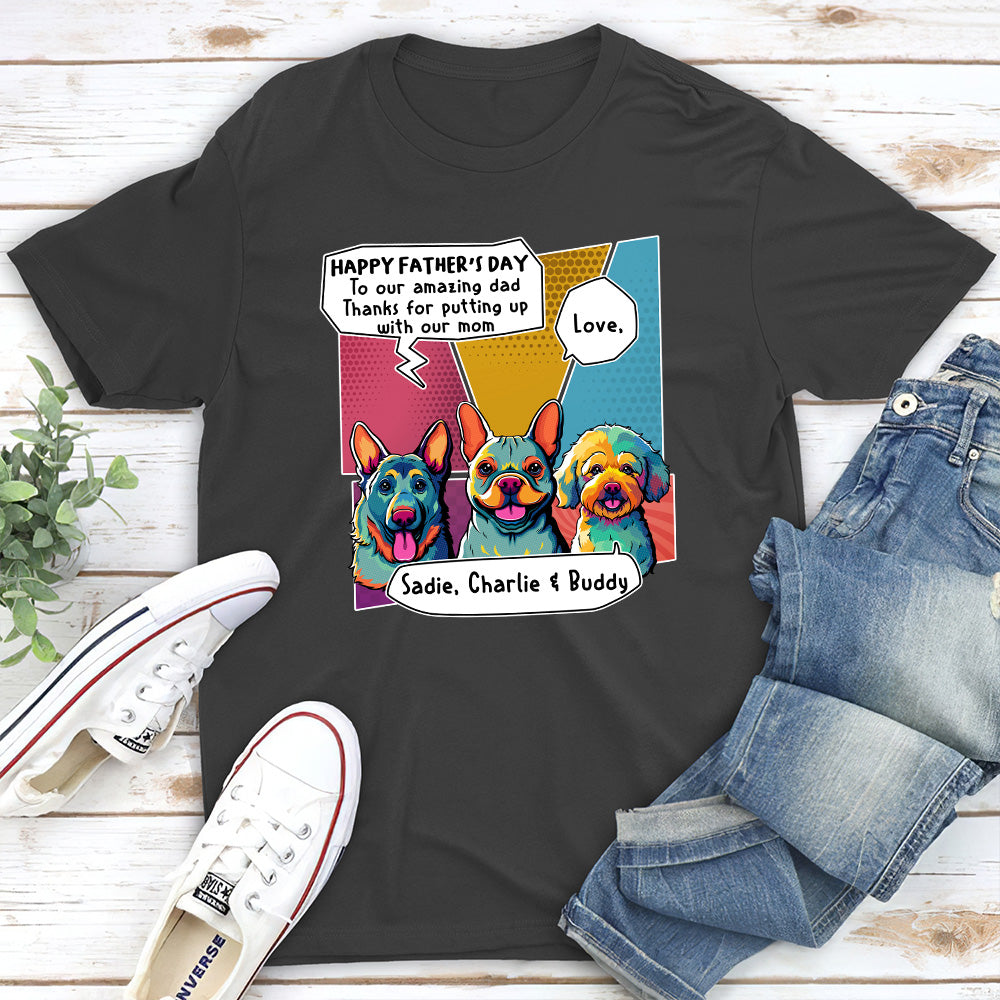 Amazing Dad 2 - Personalized Custom Unisex Pet Lover T-shirt