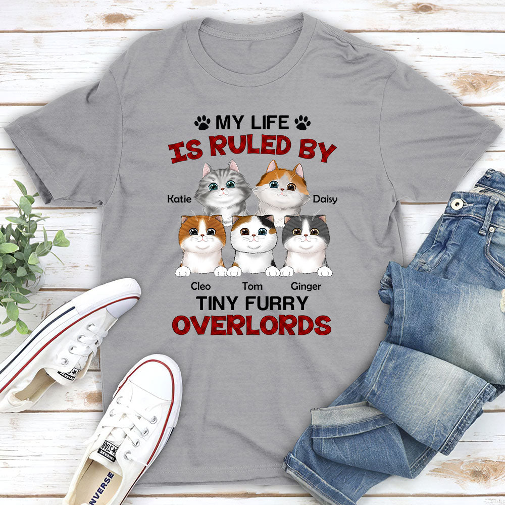 Customizable Tiny Furry Overlords Unisex T - shirt: Ideal Gift for Pet Lovers