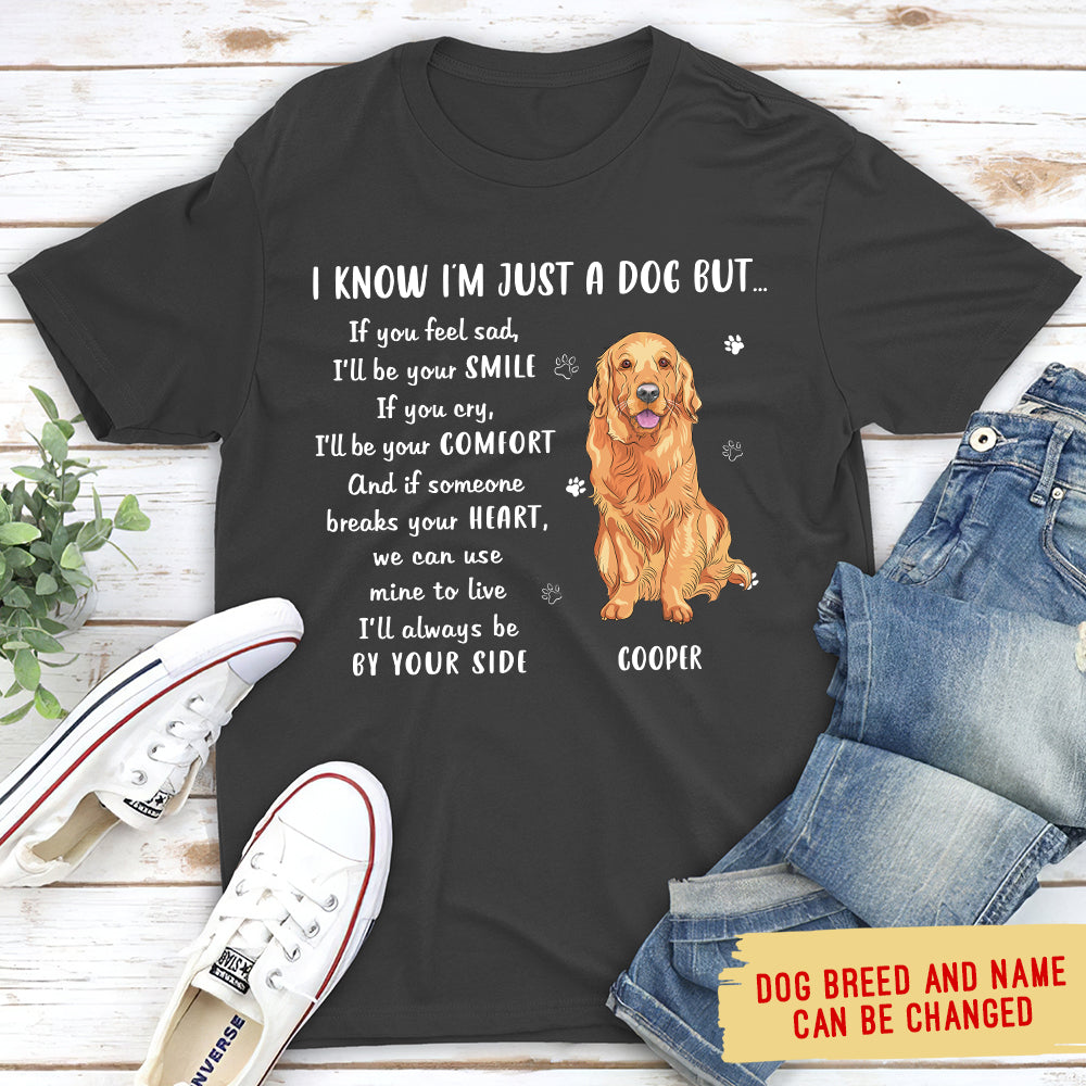 Personalized Custom By Your Side Unisex Pet Lover T-shirt