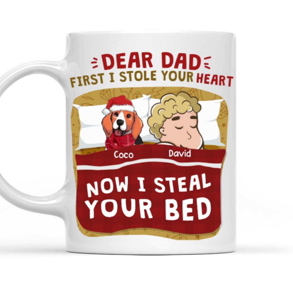 Personalized Dog Mom and Dad Custom Coffee Mug - Steal Their Hearts