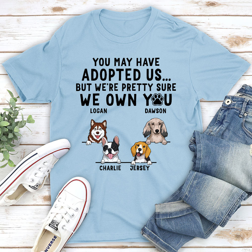 Personalized Custom Unisex 'You May Have Adopted Me' T-shirt - Ideal Gift for Pet Lovers