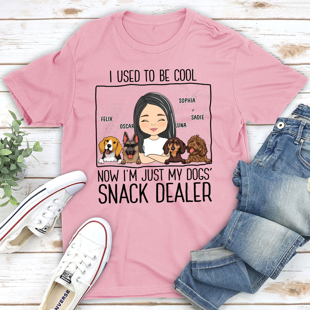 Personalized Unisex 'Just A Snack Dealer' T - shirt: Ideal Gift for Pet Lovers