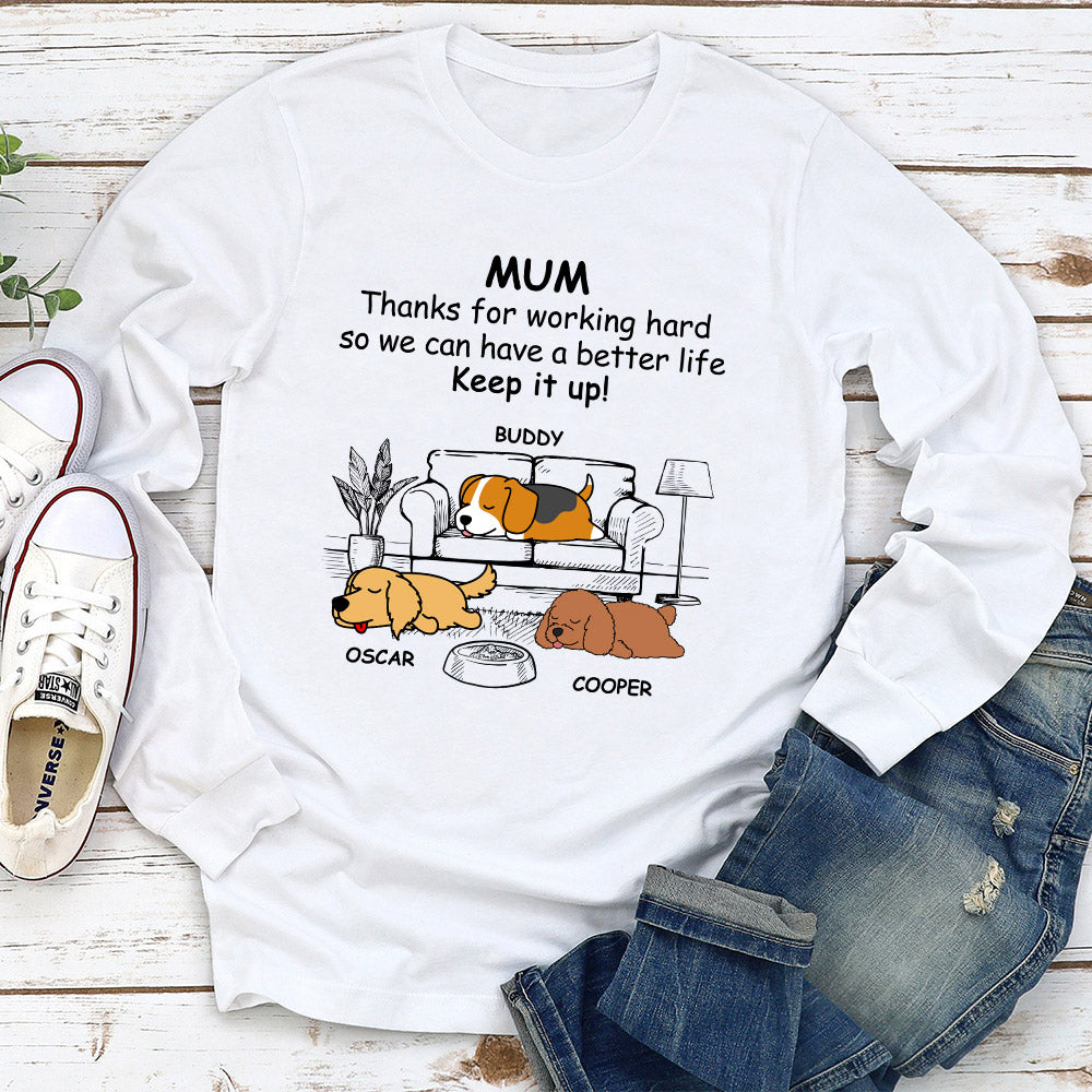 Personalized Custom Long Sleeve T - shirt: Ideal Gift for Pet Lovers