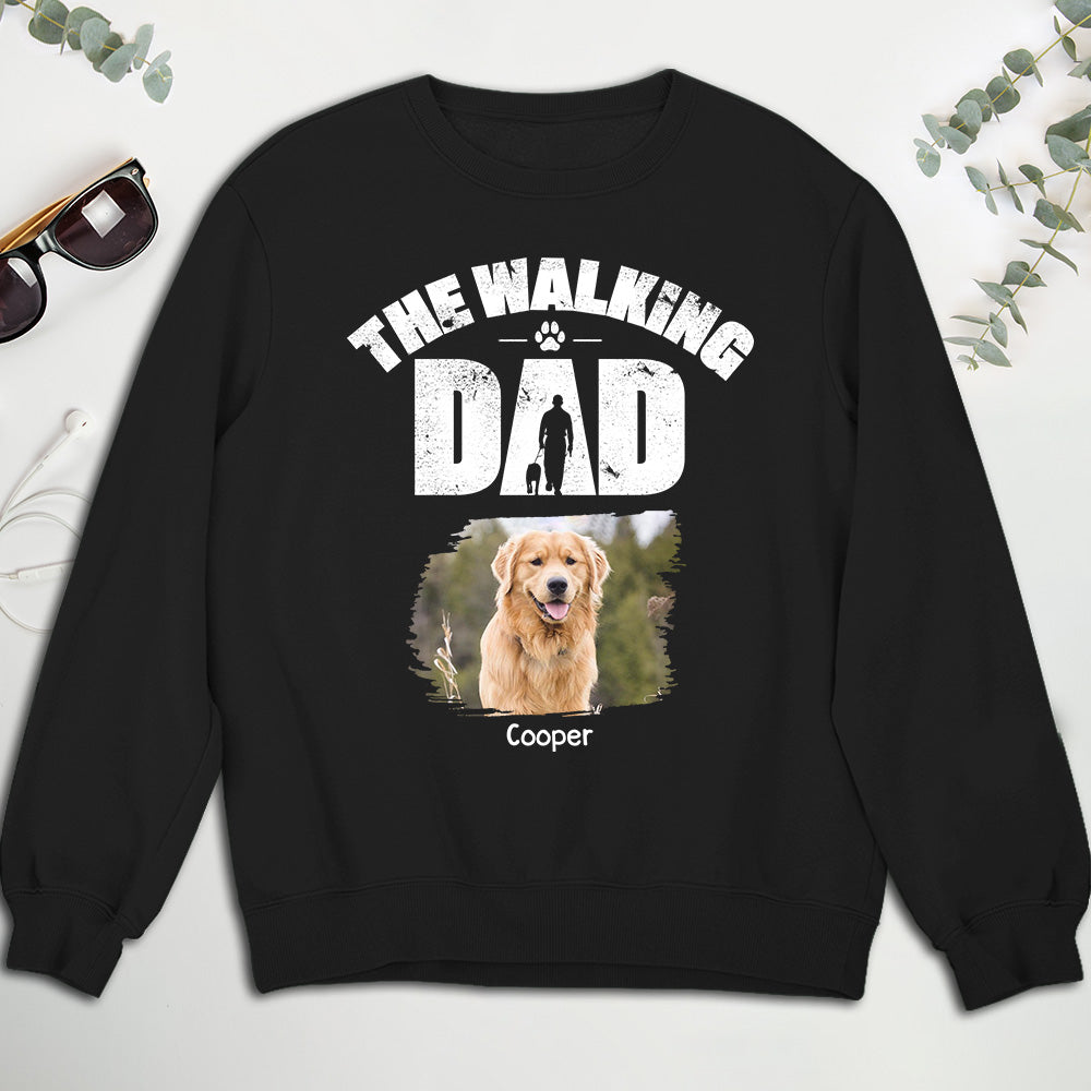 Personalized Walking Dog Custom Sweatshirt - Ideal Gift for Pet Lovers